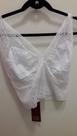 Top renda displicent feminino