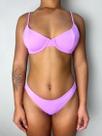 Top retro lilas