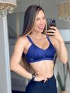Top Run Glam Azul Escuro