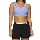 Top Run More Alças Duplas Cut Out Media Sustentacao - feminino - lilas