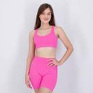 Top Selene Canelado Sem Costura Basic Feminino Rosa