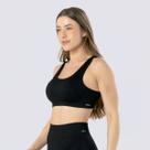Top Selene Canelado Sem Costura Preto