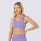 Top Selene Canelado Sem Costura Roxo