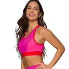 Top Selene com bojo - 24827.001 - Pink/vermelho