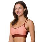 Top Selene com recorte e bojo - 24608.001 - Vermelho/terracota