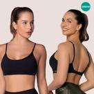 Top Selene Fitness com Alças Reguláveis e Bojo Removível