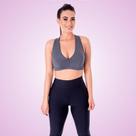 Top Sport Cinza com Bojo