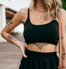Top sustentação Black