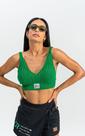 Top tricot verde labellamafia 27616