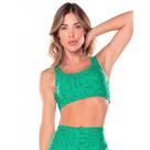 Top Vestem Media Sustentacao Myst - feminino - verde menta