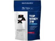 Top whey 3w + performance refil 1,8 kg sabor morango - pai