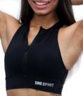 Top zíper reforçado suplex preto - one sport Top zíper reforçado suplex preto - one sport