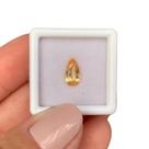 Topázio Imperial Amarelo Alaranjado Gota 1,28ct