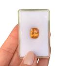 Topázio Imperial Laranja Cushion Briolet 7,86ct