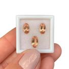 Topázio Imperial Laranja Oval SET 2,66ct Topázio Imperial Laranja Oval SET 2,66ct