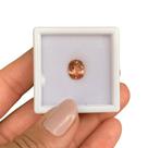 Topázio Imperial Salmão Oval 3,19ct