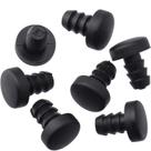 Topes para mesa ANCIRS 30 piezas, goma negra, orificio de 3/16" Topes para mesa ANCIRS 30 piezas, goma negra, orificio de 3/16"