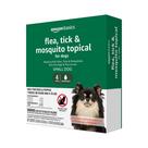Tópico sobre pulgas, carrapatos e mosquitos para cães pequenos Amazon Basics