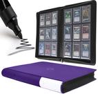 Toploader Binder D DACKIT Model C contém 288 cartões roxos Toploader Binder D DACKIT Model C contém 288 cartões roxos