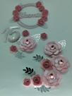 Topo de Bolo 15 anos flores luxo personalizado