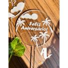 Topo de Bolo Acrílico Idade Frases happy birthday/ boy ou girl / feliz aniversario - Personalizado Topo de Bolo Acrílico Idade Frases happy birthday/ boy ou girl / feliz aniversario - Personalizado