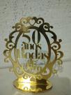 Topo de bolo bodas de ouro