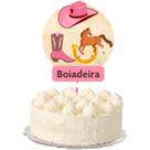 Topo de Bolo Boiadeira Personalizado