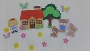 Topo de Bolo Borboletas Casinha Flores Ursinhos Menina