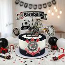 Topo De Bolo Corinthians 7 Unidades Shop Da Cris