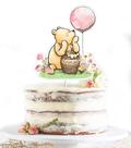 Topo de bolo DAYIMG Winnie Pooh para chá de bebê