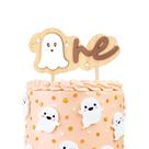 Topo de Bolo de Madeira Vgaruint Spooky One Decoração de Halloween