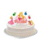 Topo de bolo Decoração Princesa Aurora Festa Aniversário 5pç