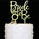 Topo de Bolo em Acrílico - Bride To Be - 16cm