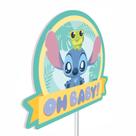 Topo de Bolo EVA Stitch Baby Cute 22x13 cm Piffer Festas - Inspire sua Festa Loja