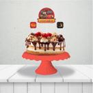 Topo de bolo festa Carros Disney Decoração Aniversário EVA