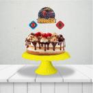 Topo de bolo festa Homem Aranha Decoração Aniversário 3pçs