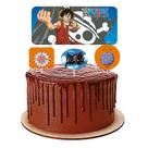 Topo de Bolo Festa One Piece - 4 unidades - Festcolor - Rizzo