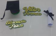 Topo de Bolo Formatura Educação Física Personalizado