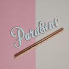 Topo de bolo Glitter Rose Gold