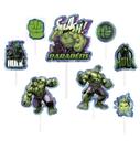 Topo de Bolo Hulk Para Festa de Aniversário Infantil