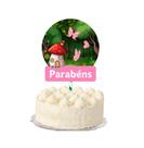 Topo de Bolo Jardim Encantado Personalizado Topo de Bolo Jardim Encantado Personalizado