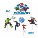 Topo de Bolo Os Vingadores Para Festa de Aniversário Infantil