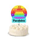 Topo de Bolo Pop It Personalizado