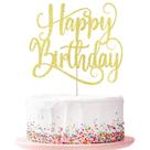 Topo de Bolo Ruscalin Feliz Aniversário Decoração para Festa