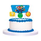 Topo de Bolo - Super Mario - 4 unidades - FestColor - Rizzo Topo de Bolo - Super Mario - 4 unidades - FestColor - Rizzo