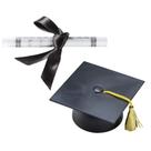 Topo para bolo de formatura DecoPac com capelo e diploma de papel