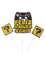 Topo Topper de Bolo Vídeo Game Games Vivarte - Inspire sua Festa Loja Topo Topper de Bolo Vídeo Game Games Vivarte - Inspire sua Festa Loja