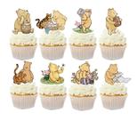 Topos para Cupcake DAYIMG Ursinho Pooh 48 Peças Chá de Bebê
