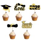 Topos para Cupcake de Formatura METUS 40 Peças Turma de 2026