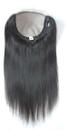Topper Cabelo Humano Natural Liso 40cm Castanho Escuro